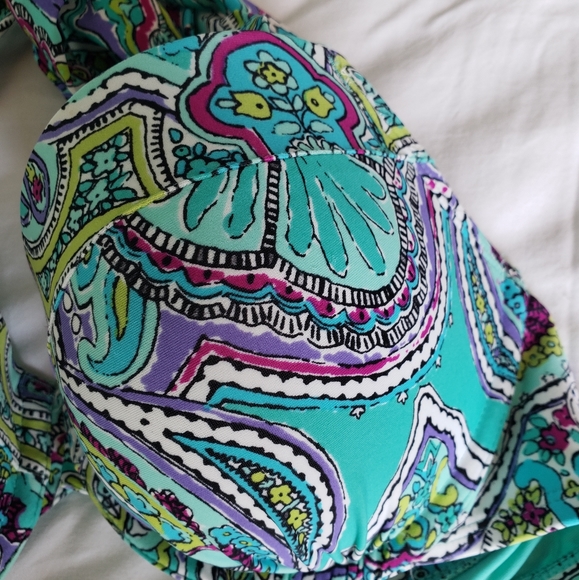 Turquoise aerie bathing suit top - Picture 2 of 4